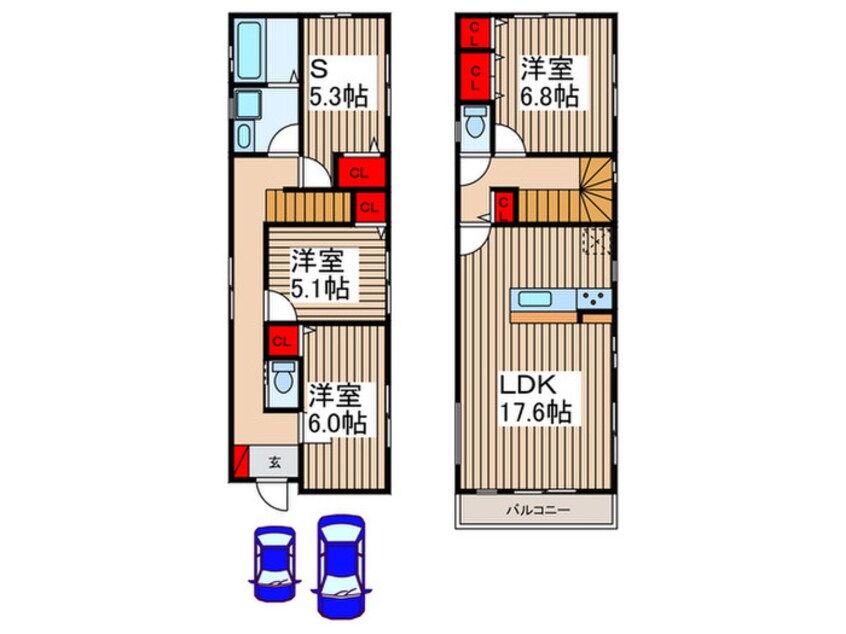 間取図 KIS川越市六軒町1期