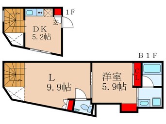 間取図 エスセナーリオ中野中央