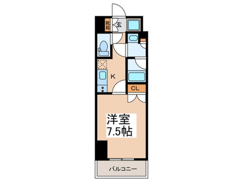 間取図 ブランシエスタ浅草千束