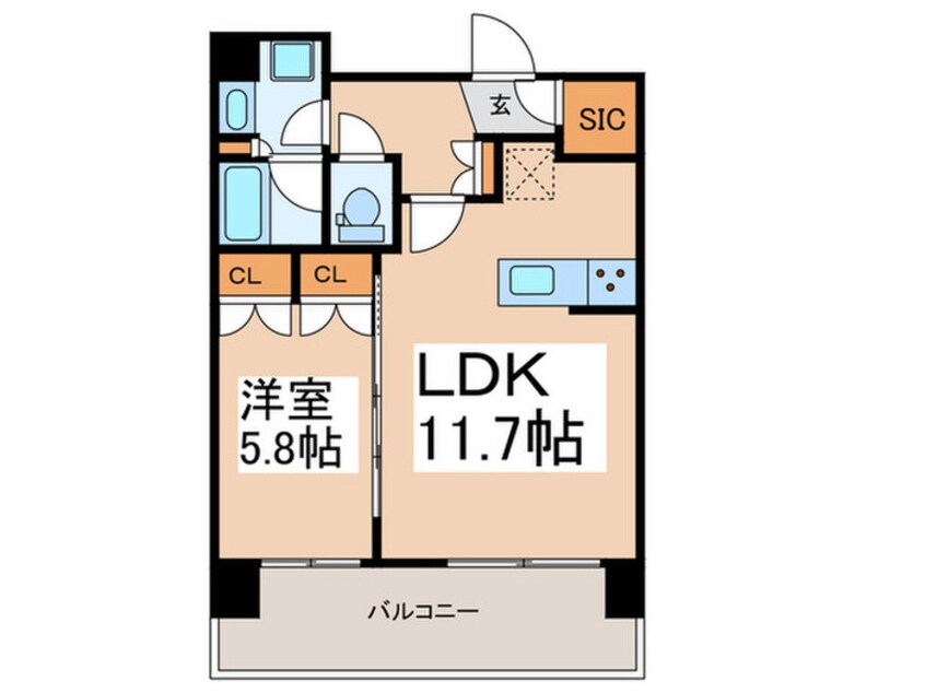 間取図 ブランシエスタ浅草千束