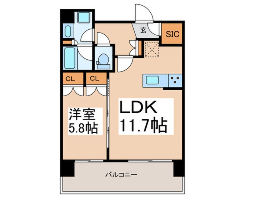 間取図 ブランシエスタ浅草千束