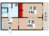 グランドール　ユキ 2Kの間取り