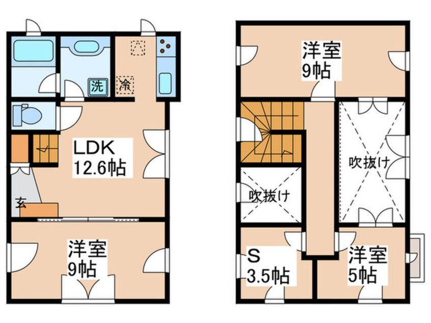 間取図 練馬区羽沢２丁目戸建て