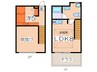 エスパス 1LDKの間取り
