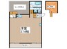 APARTMENT　CLOUD　Ｂ棟 1Rの間取り