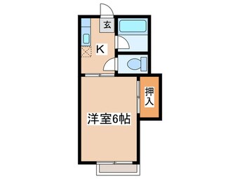 間取図 第2コーポ萩山