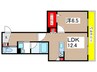 Ｔ´ｓ Ｍａｎｓｉｏｎ 1LDKの間取り