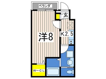 間取図 ハレクラニ杉田