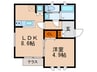プロヴァンス高田馬場 1LDKの間取り