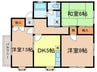 リブレーヌ　ドゥ 3DKの間取り