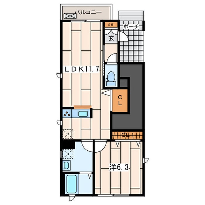 間取り図 アルル保土ヶ谷