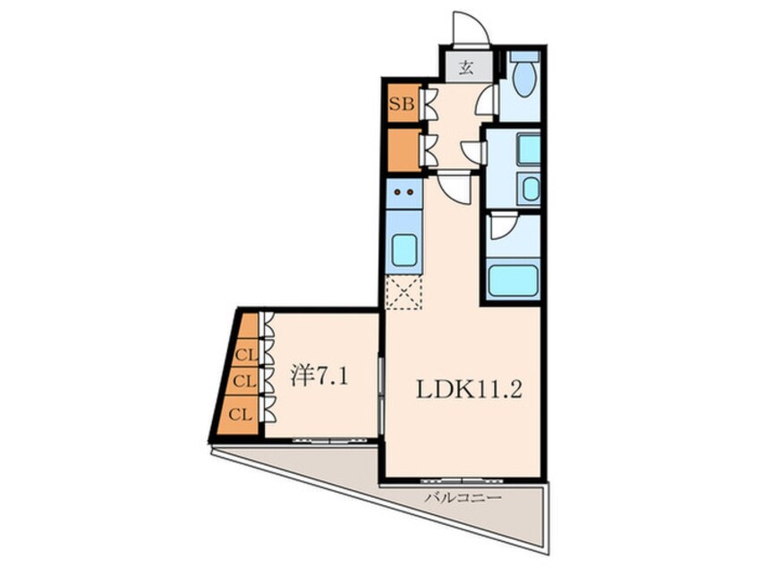 間取図 スマートリンク西麻布