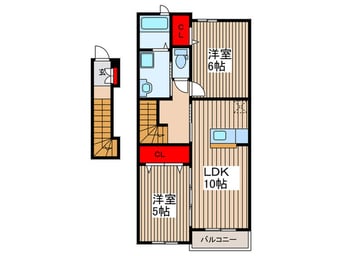 間取図 エヴァーグリーンＢ