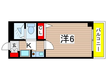 間取図 ｱ-ﾊﾞﾝﾋﾙｽﾞﾏﾝｼｮﾝ日吉（２０６）