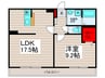 リブリ・EDEN　足立 1LDKの間取り