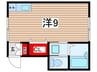 メゾン・ド・アール 1Rの間取り