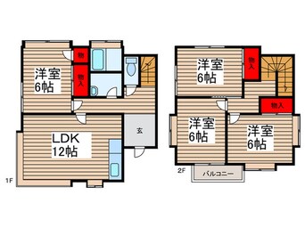 間取図 仮)くぬぎ山戸建