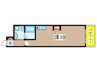 ミリアビタNO22 1Rの間取り