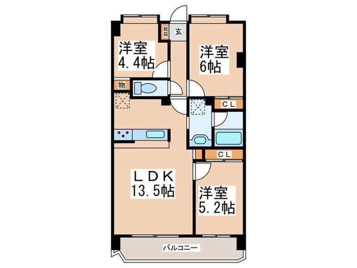 間取り図 ＣＯＲＮＩＣＥ