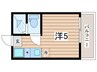 クレールメゾンⅡ 1Rの間取り