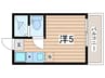 クレールメゾンⅡ 1Rの間取り