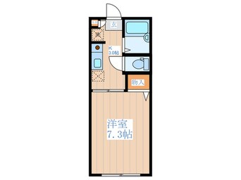 間取図 グリ－ンフラット