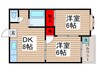 第12まさひろ商事ビル 2DKの間取り