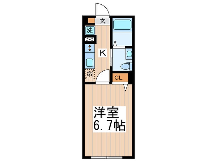 間取り図 グレイシア蒲田西口