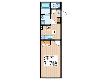 間取図 グレイシア蒲田西口