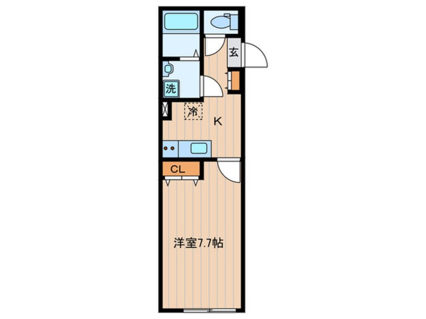 間取図 グレイシア蒲田西口