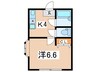 パチェラハウスⅠ 1Kの間取り