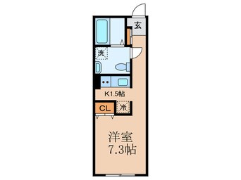 間取図 ＺＥＳＴＹ駒澤大学Ⅱ