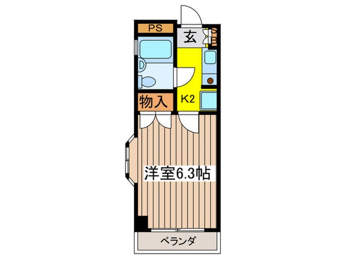 間取り図 グロ－ジェン代沢