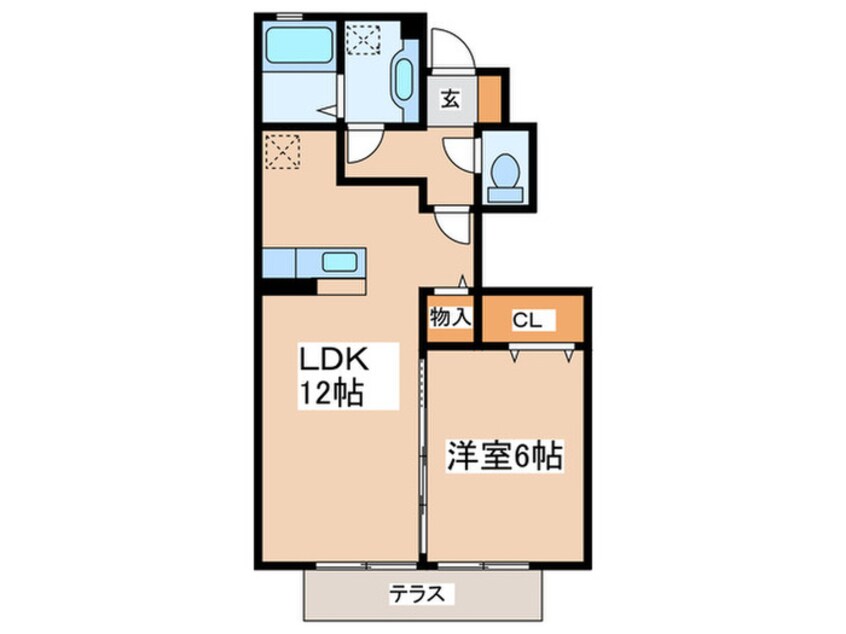 間取図 フォレストクローバー