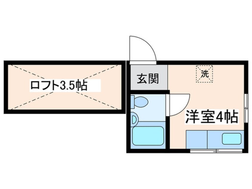 間取図 フラワーハイツ