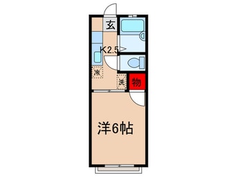 間取図 コートヴィレッヂ２１