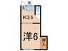 ドミトリ－ＫＡＳＥ 1Kの間取り