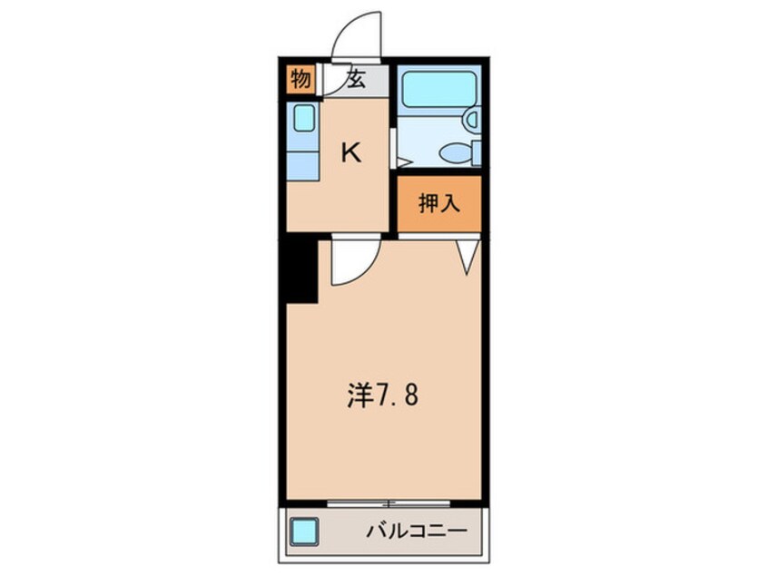 間取図 コーポサトー