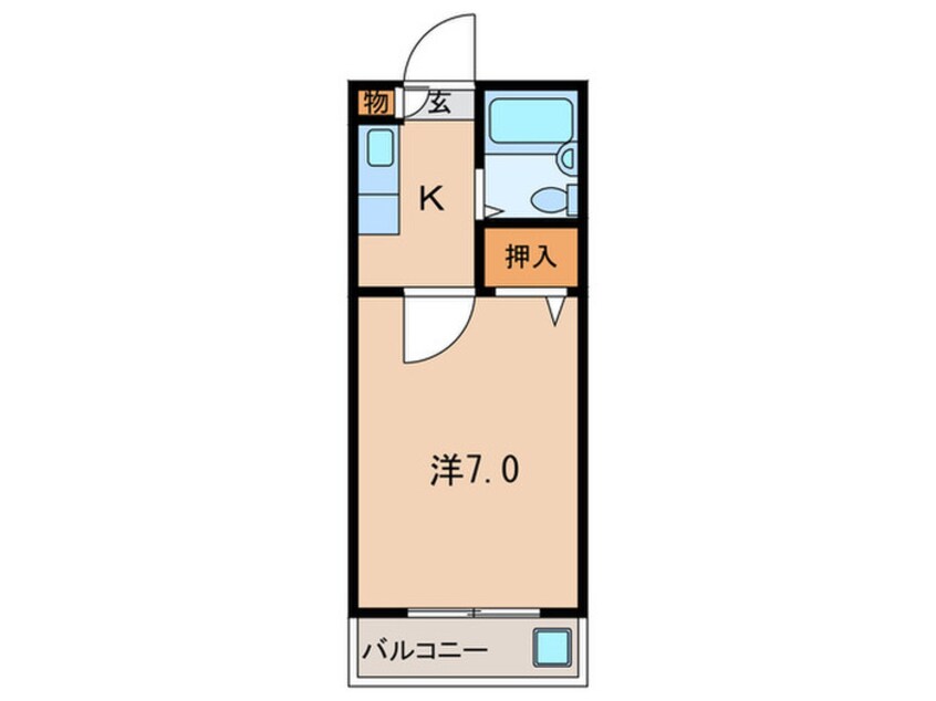 間取図 コーポサトー