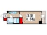 Log 永代橋 1Kの間取り