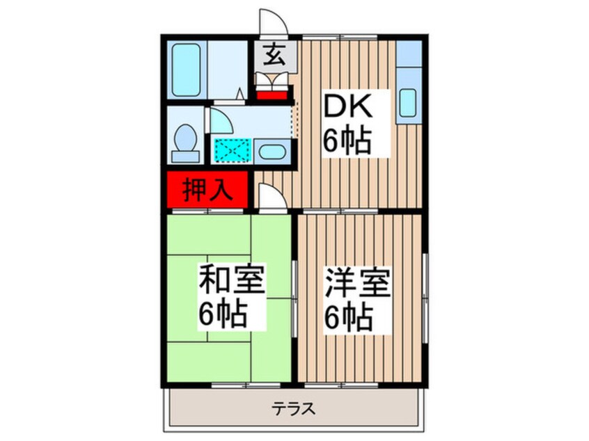 間取図 グランデュール高野