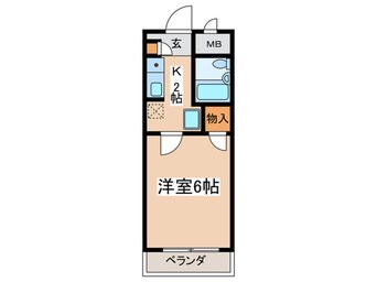 間取図 カナレハイツ