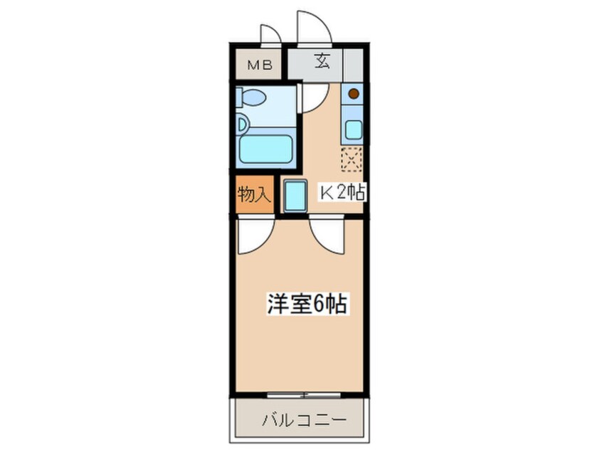 間取図 カナレハイツ