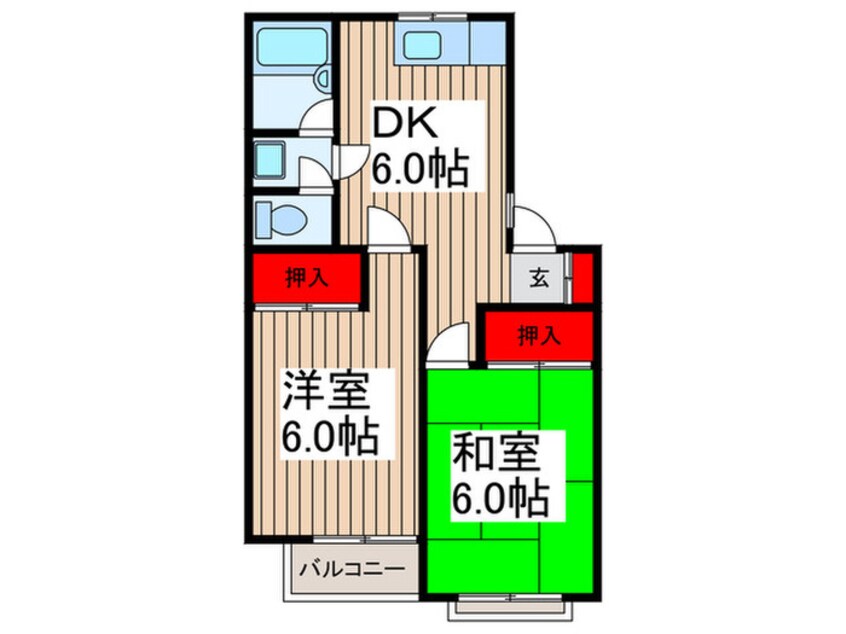 間取図 ブルーメゾン東川口　C棟