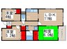 イ－ハトヴ津田沼 3LDKの間取り