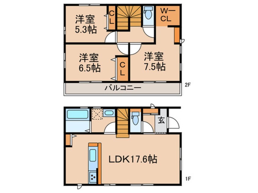 間取図 Kolet葛飾西水元６