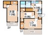寺山町テラスハウス 1LDK+Sの間取り