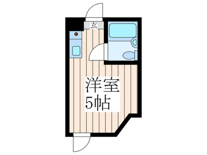 間取図 サンパレス馬事公苑（104）