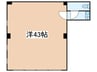 福美ビル 1Rの間取り