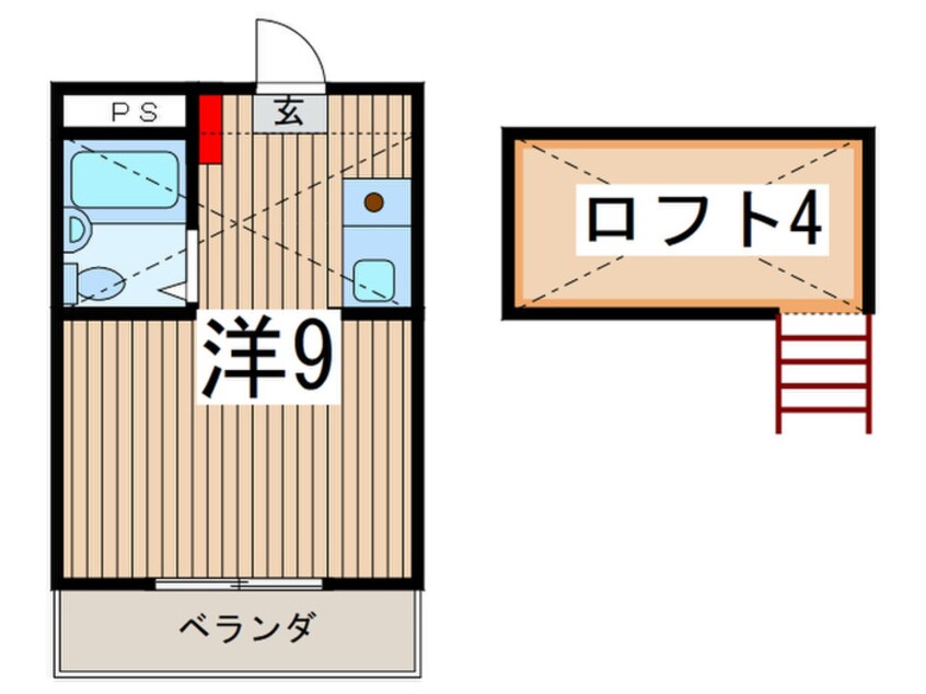 間取図 クリ－ンハイツ